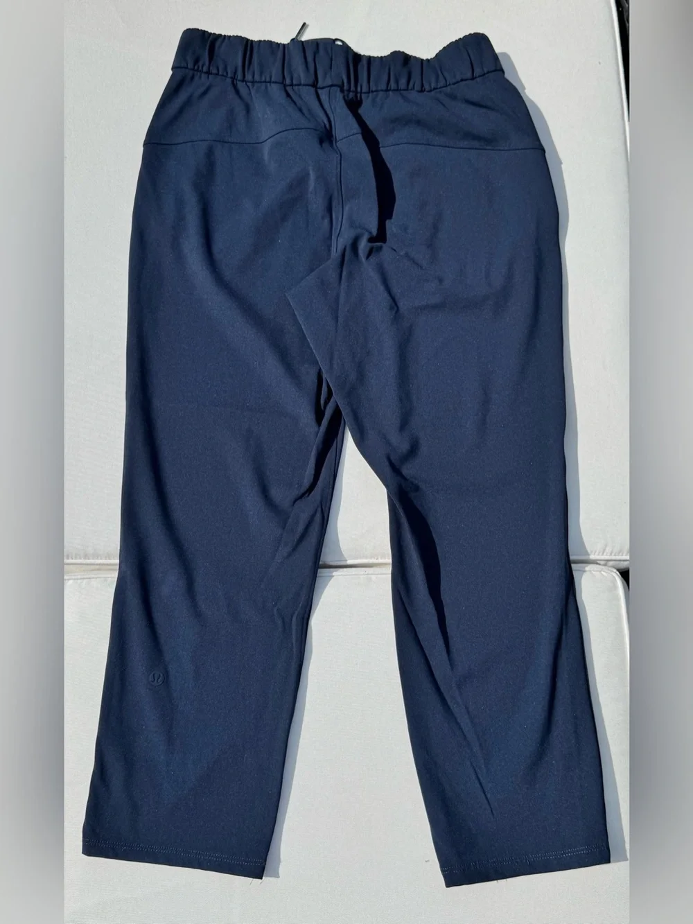 lululemon athletica On The Fly 7/8 Crop Pant in True Navy